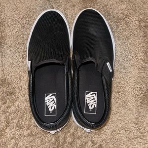 Vans perf leather slip-on shoes. Men’s size 10. GREAT condition!!